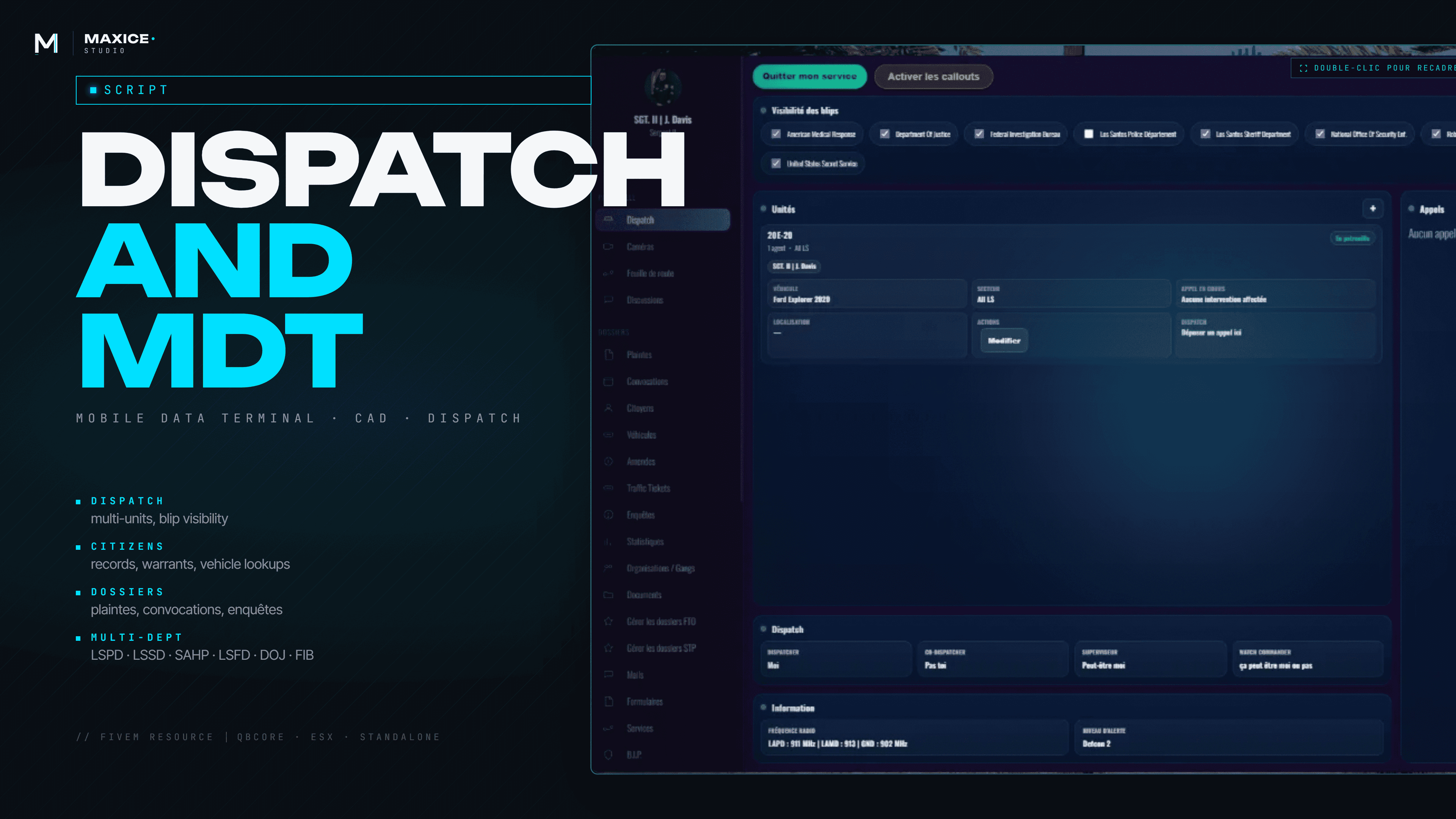 Dispatch and MDT